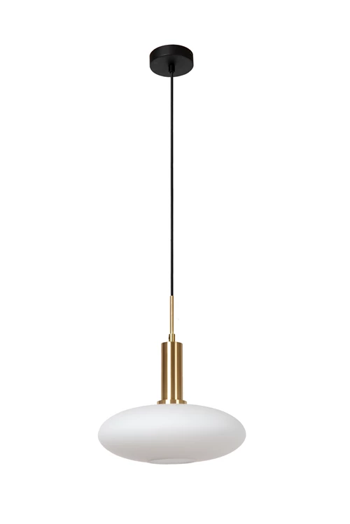 Lucide SINGALA - Pendant light - Ø 30 cm - 1xE27 - Matt Gold / Brass - turned off